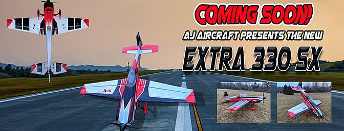 AJ Aircraft New Extra 330SX 120cc Coming Soon!