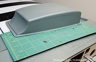 I used a small cutting mat and heat gun to help shape the wing intake to match the airfoil better.