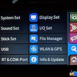 The final System tab contains all of your settings for WIFI, Bluetooth and file management.