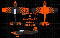 Name: Slick 540 Charcoal Gray and Orange Checker Racer 3-View.jpg
Views: 92
Size: 416.4 KB
Description: 