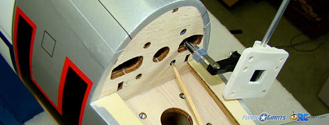 <b>Thread locking compound applied with a toothpick.</b>