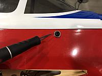 Name: IMG_6573.JPG
Views: 321
Size: 2.91 MB
Description: Installed the pin and cut the covering to mark the position.
